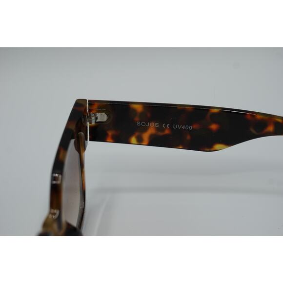 Sojos SJ2194 Oversize Square Sunglasses Tortoise Gradient 48-22-142 - Picture 3 of 5